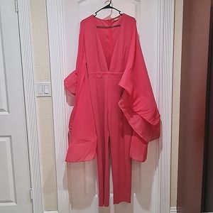 Statement Jumpsuit, Coral
